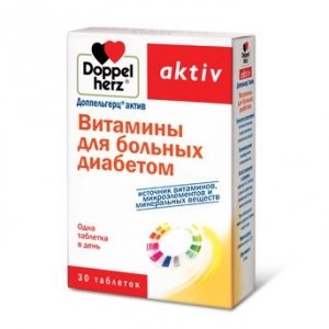 Витамины для больных диабетом Aktiv  Доппельгерц 60 таб.